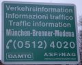 Brennero - Brenner: Informazioni traffico - Verkehrsinformation