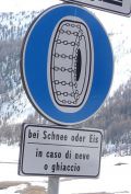 In caso di neve o ghiaccio - Bei Schnee oder Eis