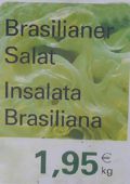 Silandro - Schlanders: Insalata brasiliana - Brasilianer Salat