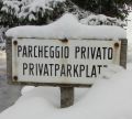 Vallunga - Langental: Parcheggio privat - Privatparkplatz