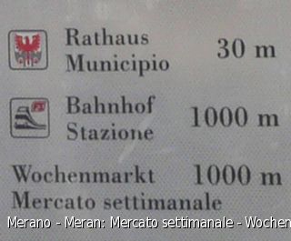 Merano - Meran: Mercato settimanale - Wochenmarkt