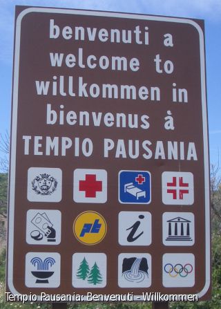 Tempio Pausania: Benvenuti - Willkommen