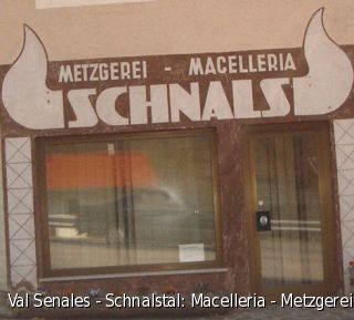 Val Senales - Schnalstal: Macelleria - Metzgerei