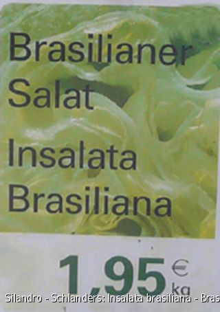 Silandro - Schlanders: Insalata brasiliana - Brasilianer Salat