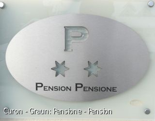 Curon - Graun: Pensione - Pension