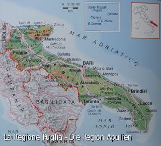 La Regione Puglia - Die Region Apulien