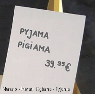 Merano - Meran: Pigiama - Pyjama
