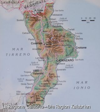 La Regione Calabria - Die Region Kalabrien