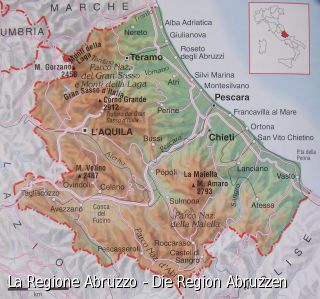 La Regione Abruzzo - Die Region Abruzzen