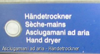 Asciugamani ad aria - Händetrockner